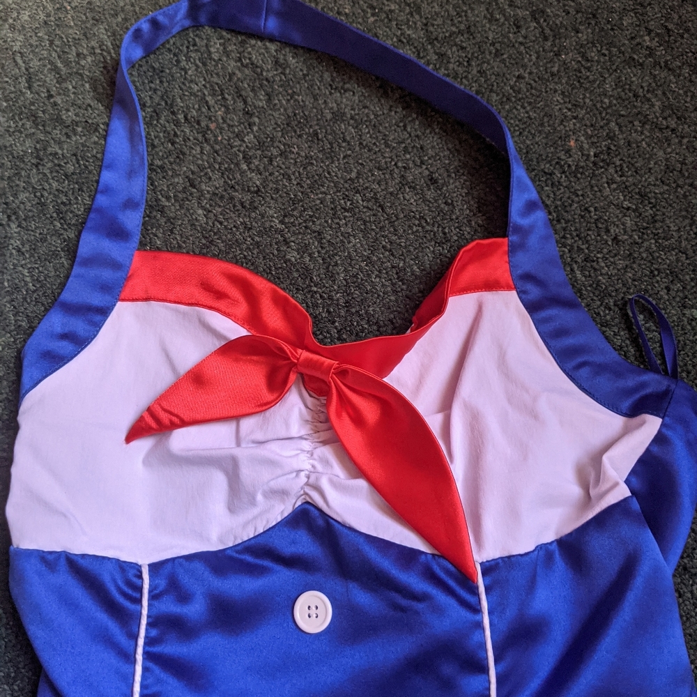 Pin-up sailor swing dress